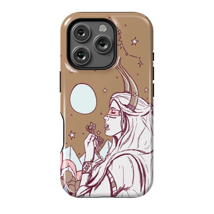 iPhone 16 Pro StrongFit Taurus ghost girl by Steve Wade (Swade)