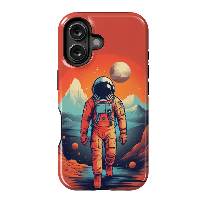 iPhone 16 StrongFit Solitude Astronaut by JohnnyVillas