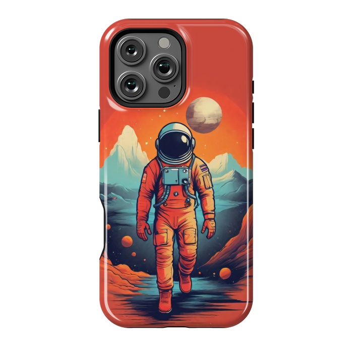 iPhone 16 Pro Max StrongFit Solitude Astronaut by JohnnyVillas