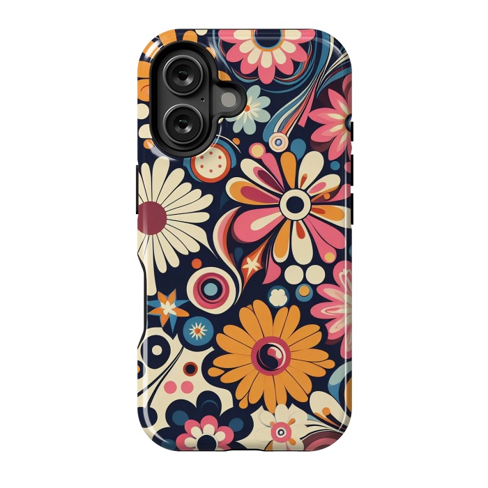 iPhone 16 StrongFit 60s Flower Power 1 by JohnnyVillas