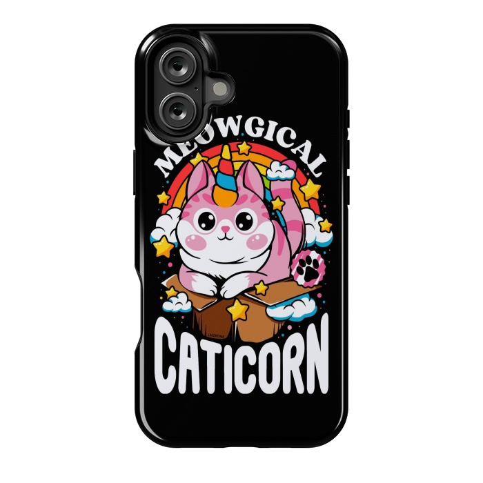 iPhone 16 Plus StrongFit Cute Meowgical Caticorn by LM2Kone