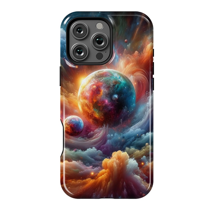 iPhone 16 Pro Max StrongFit Splash Paint Universe by JohnnyVillas