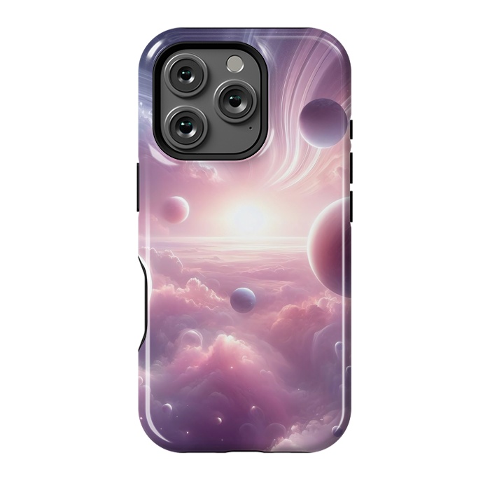 iPhone 16 Pro StrongFit Lavender Universe by JohnnyVillas