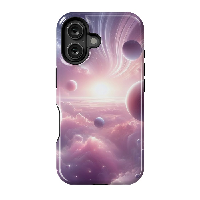 iPhone 16 StrongFit Lavender Universe by JohnnyVillas