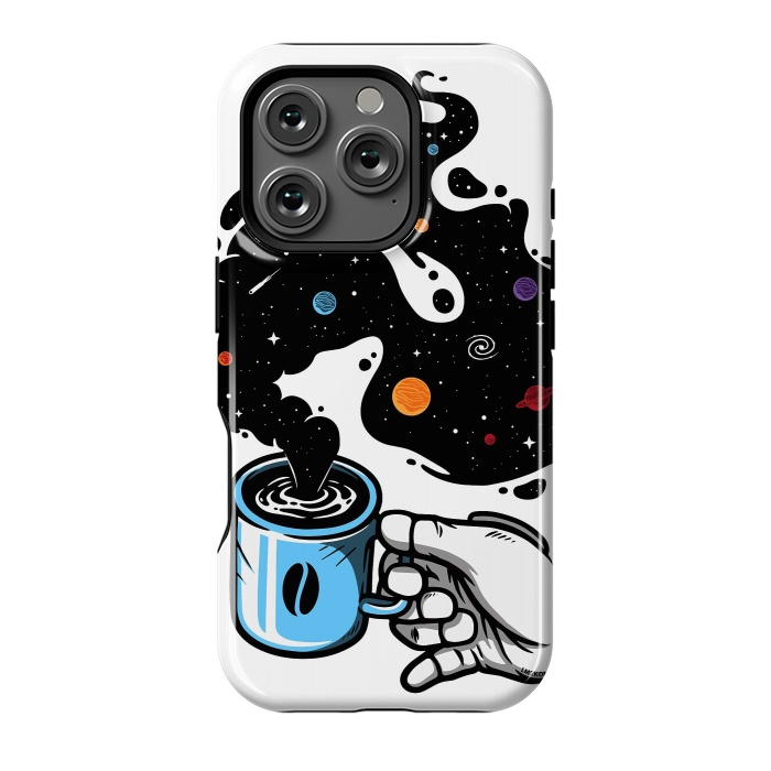 iPhone 16 Pro StrongFit Space Coffee by LM2Kone