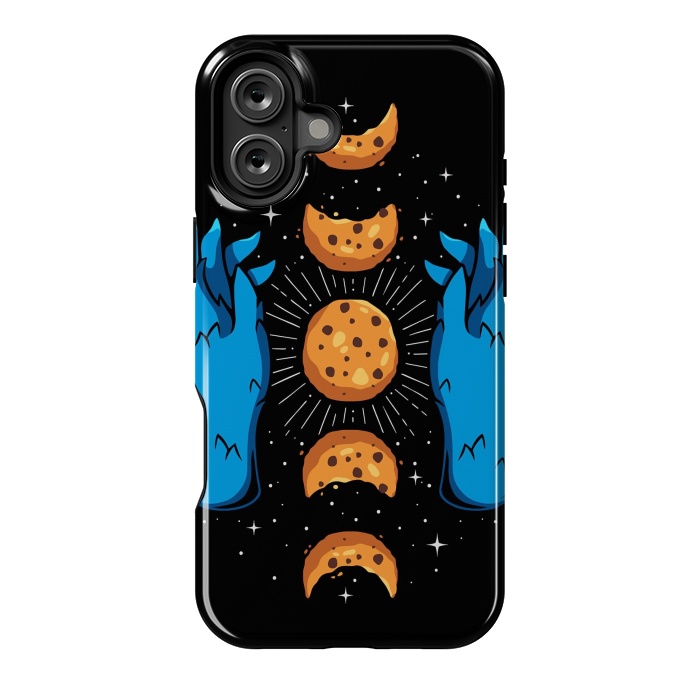 iPhone 16 Plus StrongFit Cookie Moon Phases by LM2Kone