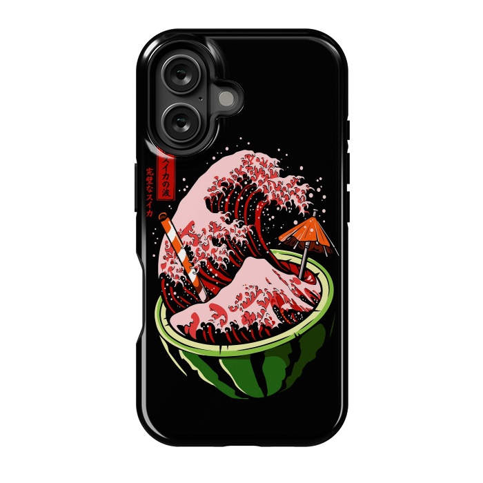 iPhone 16 StrongFit The Great Wave Of Watermelon by LM2Kone