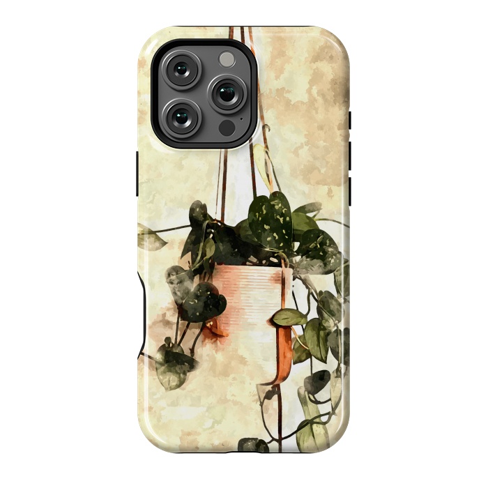 iPhone 16 Pro Max StrongFit Hanging Money Plant by Creativeaxle