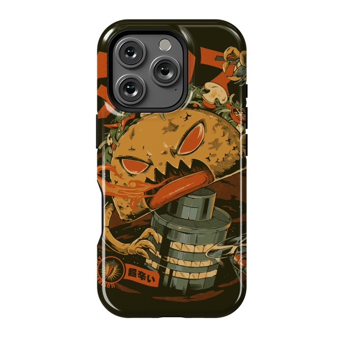 iPhone 16 Pro StrongFit Spicy Taco Attack by Ilustrata