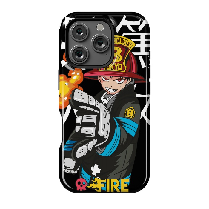 iPhone 16 Pro StrongFit Fire force by Kato