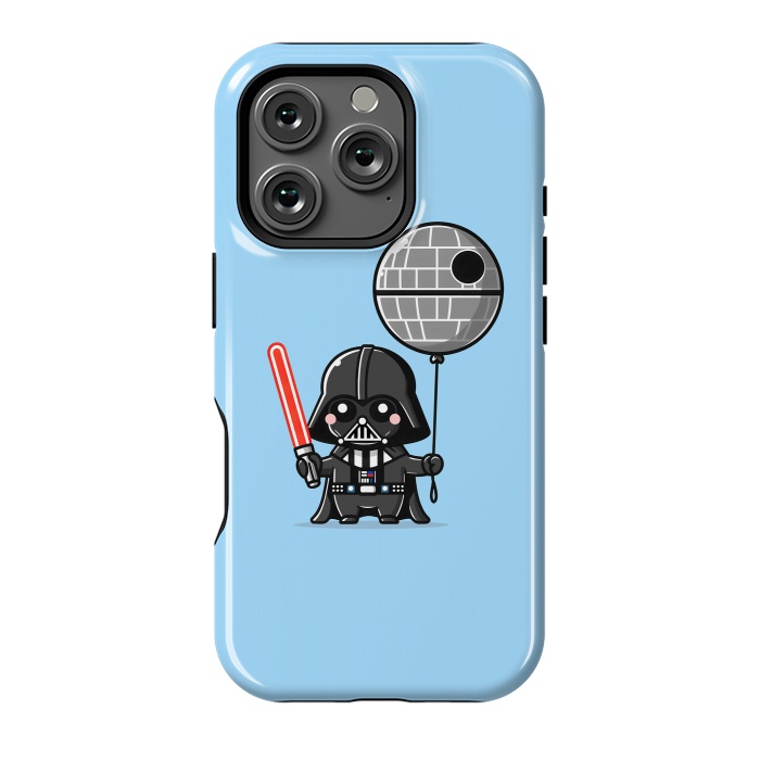 iPhone 16 Pro StrongFit Mini Vader - Come to the Cute Side by Mitxel Gonzalez