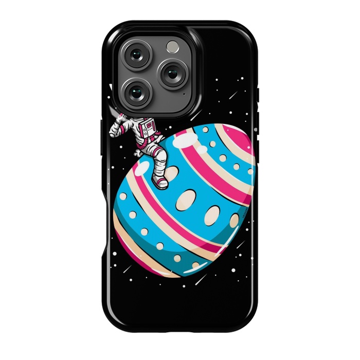 iPhone 16 Pro StrongFit Easter Egg Astronaut by LM2Kone