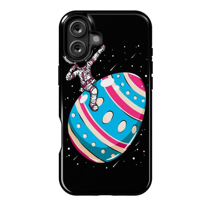 iPhone 16 Plus StrongFit Easter Egg Astronaut by LM2Kone