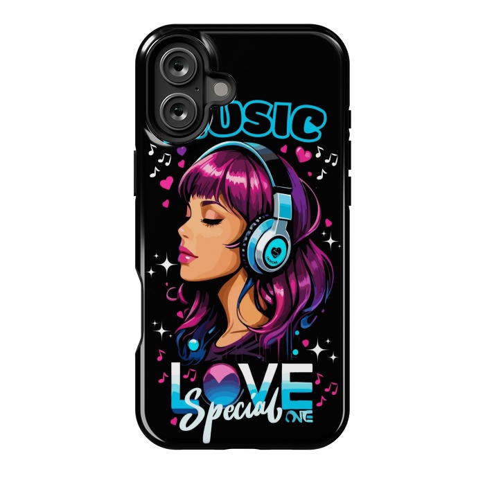 iPhone 16 Plus StrongFit Music Love Special by LM2Kone