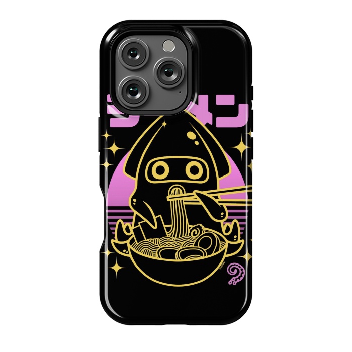 iPhone 16 Pro StrongFit Squid Ramen Sunset Neon by LM2Kone