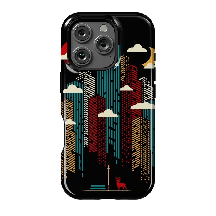 iPhone 16 Pro StrongFit Modern Urban Retro by LM2Kone