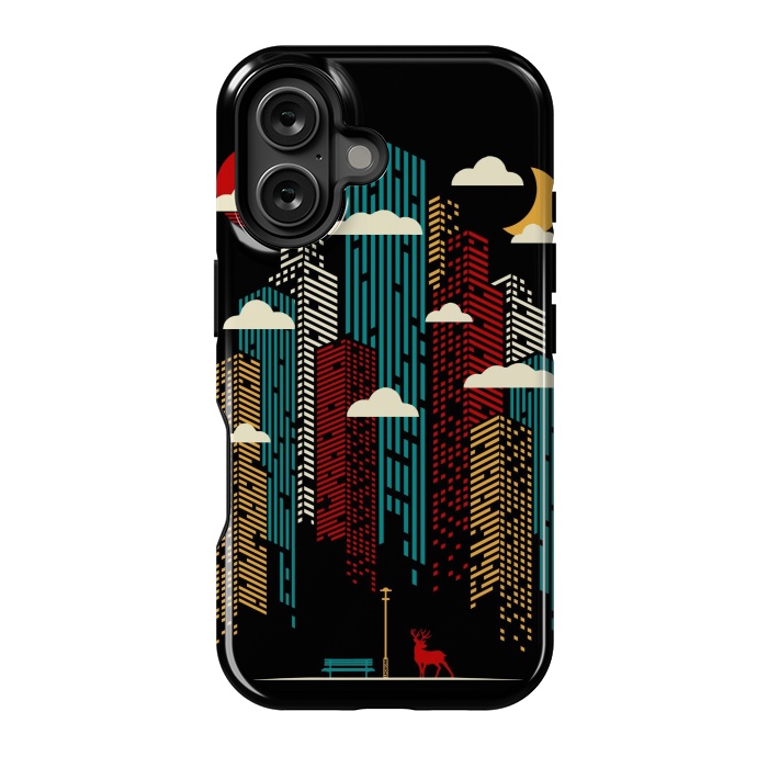 iPhone 16 StrongFit Modern Urban Retro by LM2Kone