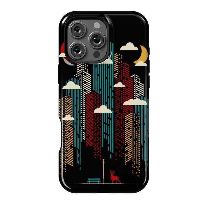 iPhone 16 Pro Max StrongFit Modern Urban Retro by LM2Kone