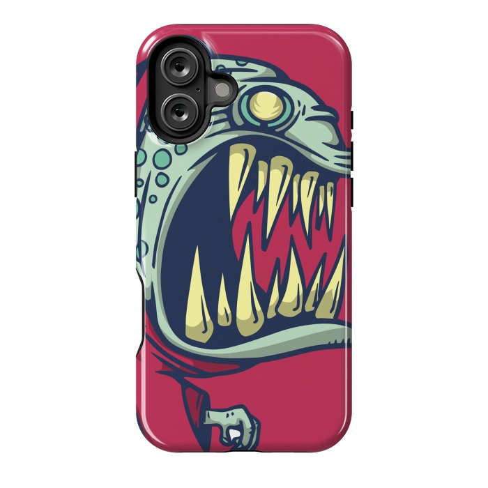 iPhone 16 Plus StrongFit Death monster by Manuvila