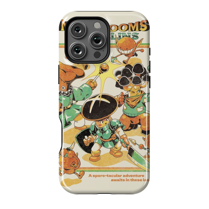 iPhone 16 Pro Max StrongFit Mushrooms and Goblins by Ilustrata