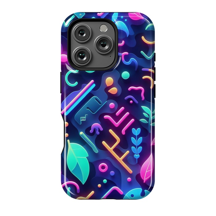 iPhone 16 Pro StrongFit Neon Nature by JohnnyVillas