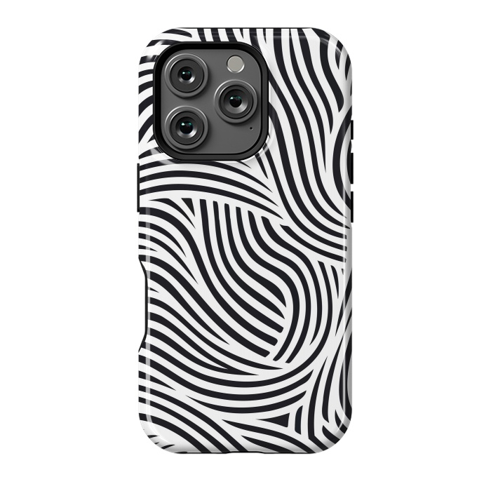 iPhone 16 Pro StrongFit Zebra Chic by JohnnyVillas