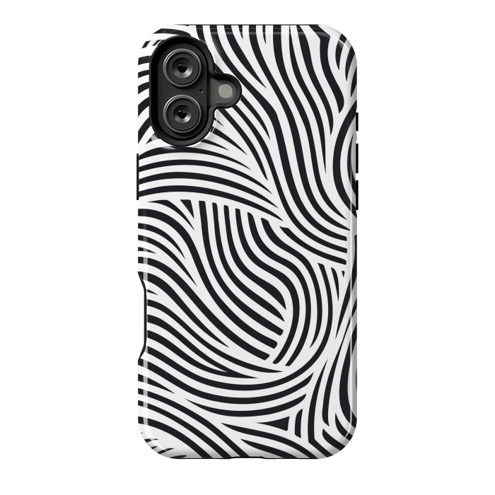 iPhone 16 Plus StrongFit Zebra Chic by JohnnyVillas