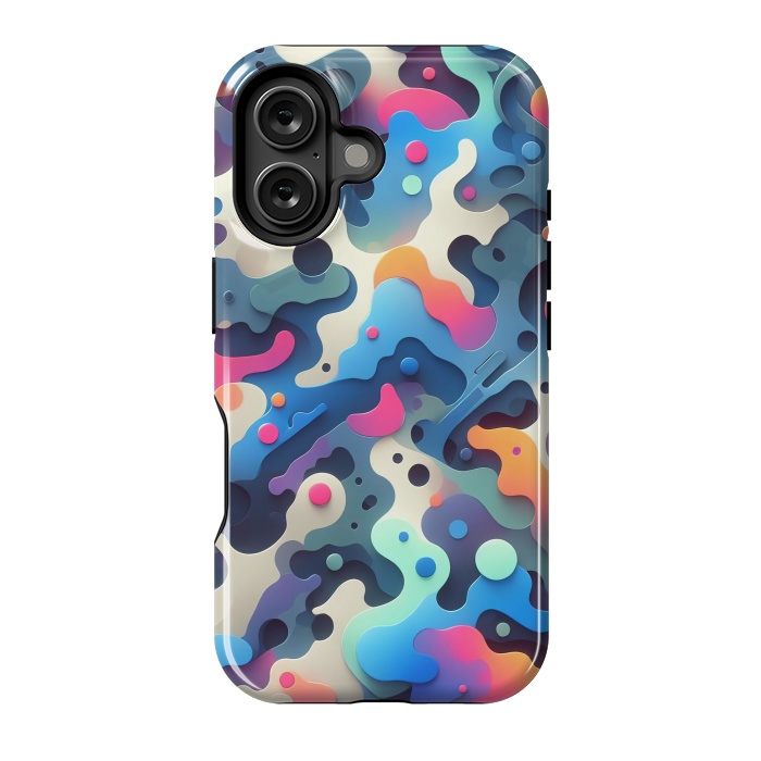 iPhone 16 StrongFit Plastic 3D Camo by JohnnyVillas