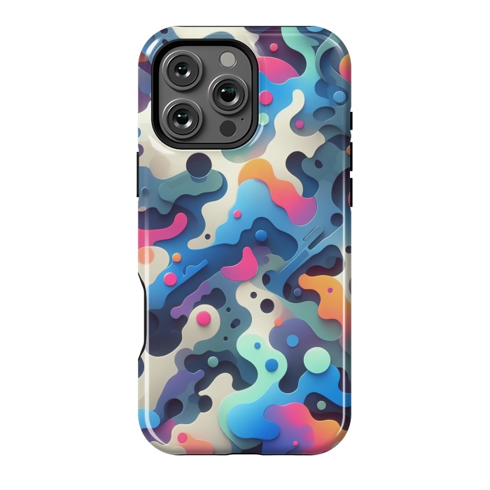 iPhone 16 Pro Max StrongFit Plastic 3D Camo by JohnnyVillas