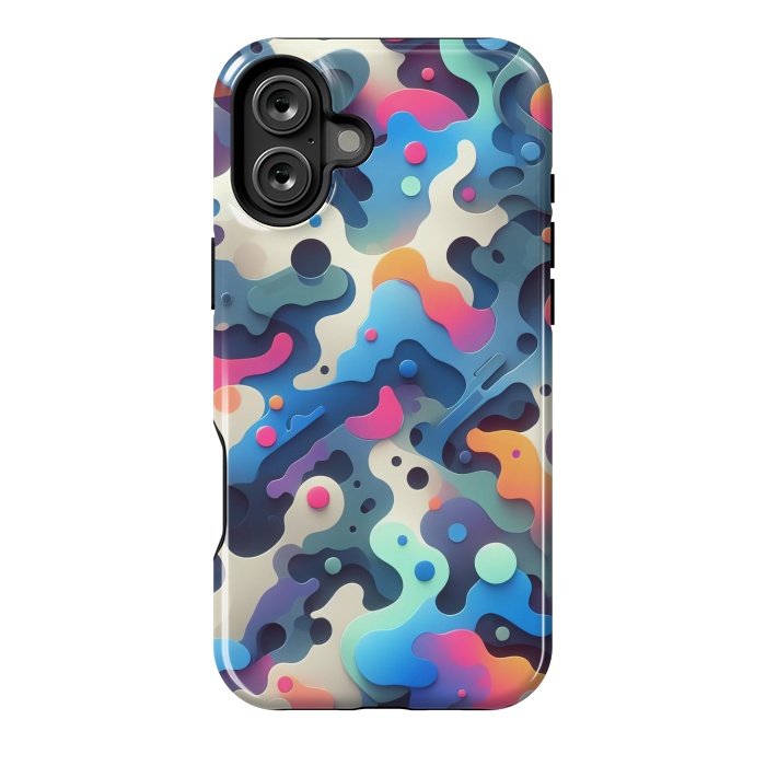 iPhone 16 Plus StrongFit Plastic 3D Camo by JohnnyVillas