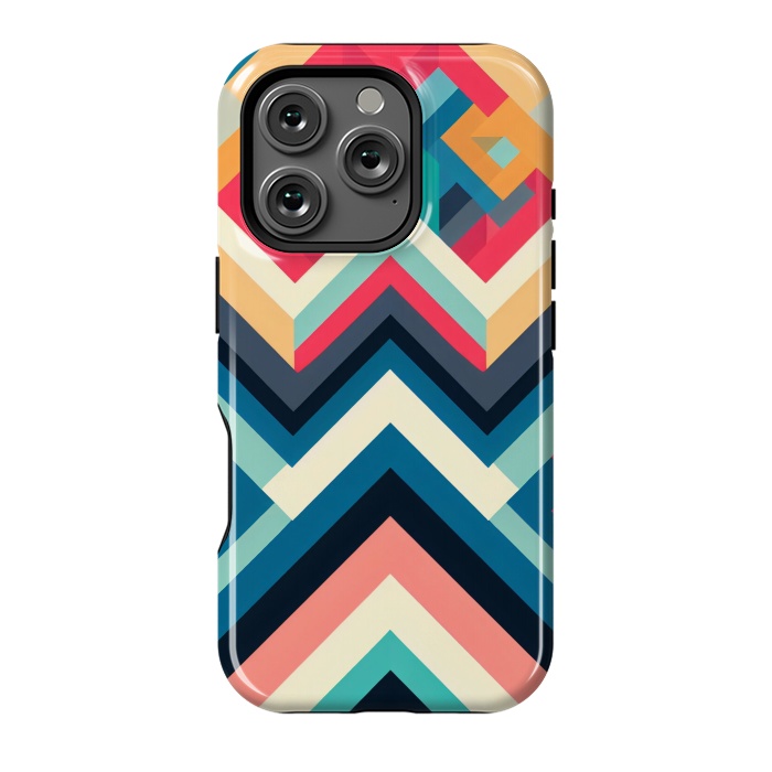 iPhone 16 Pro StrongFit Culture Chevron by JohnnyVillas