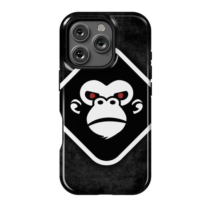 iPhone 16 Pro StrongFit Monkey logo by Manuvila