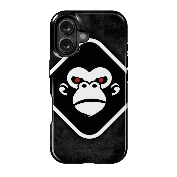 iPhone 16 StrongFit Monkey logo by Manuvila