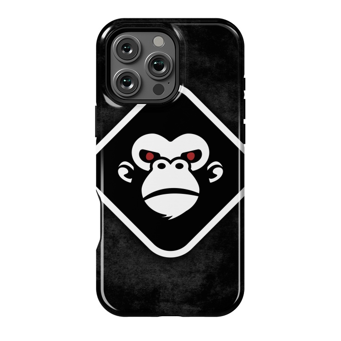 iPhone 16 Pro Max StrongFit Monkey logo by Manuvila