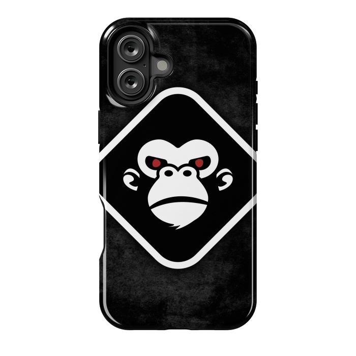 iPhone 16 Plus StrongFit Monkey logo by Manuvila