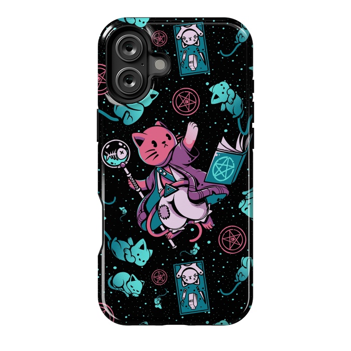 iPhone 16 Plus StrongFit Nekomancer Pattern  by Ilustrata