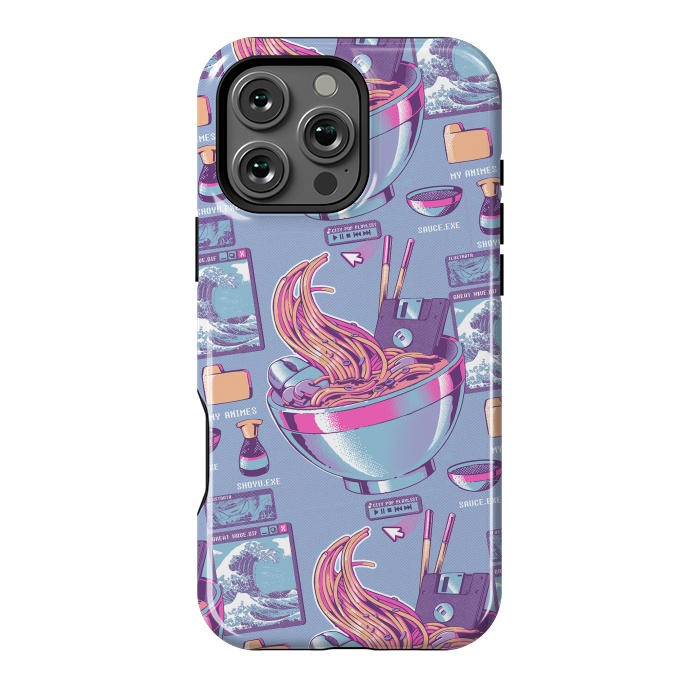 iPhone 16 Pro Max StrongFit Web Ramen Pattern by Ilustrata