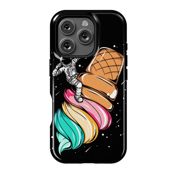 iPhone 16 Pro StrongFit Ice Cream Astronaut by LM2Kone