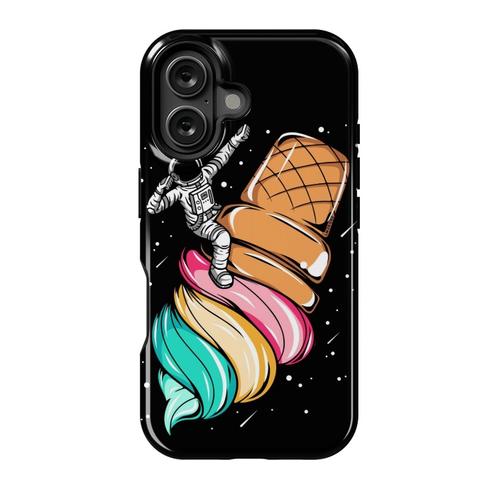 iPhone 16 StrongFit Ice Cream Astronaut by LM2Kone