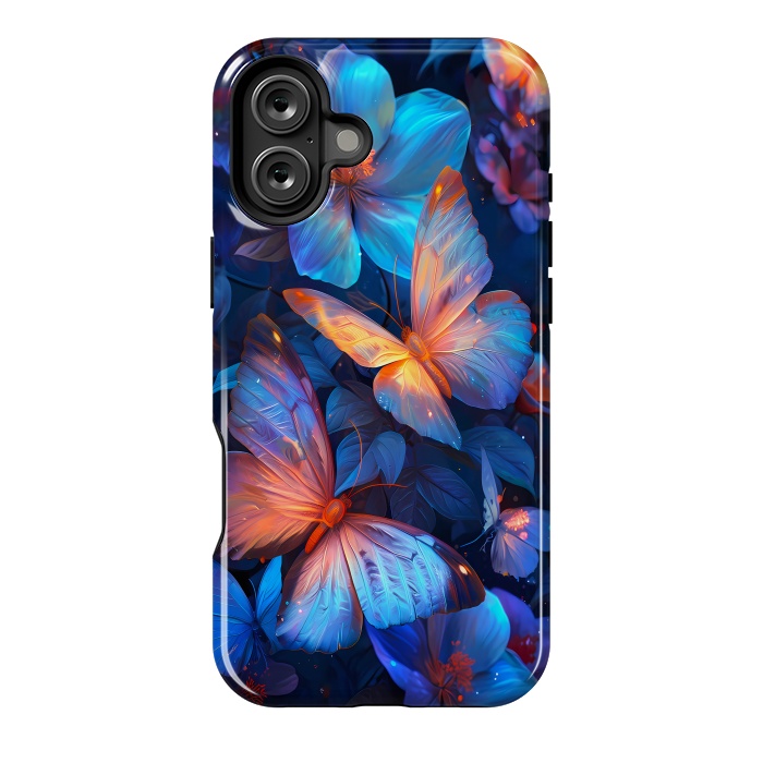 iPhone 16 Plus StrongFit magical night butterflies by haroulita