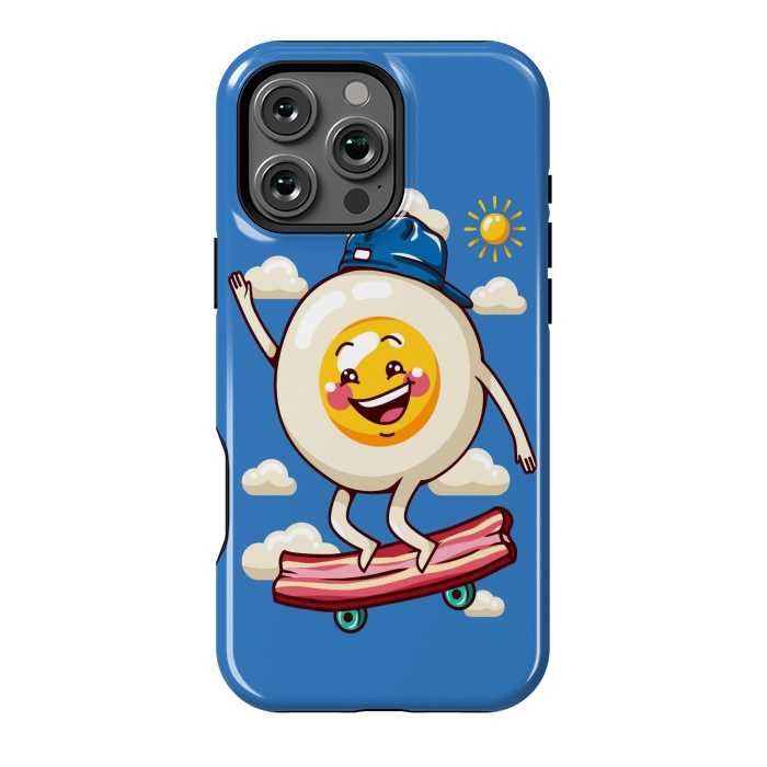 iPhone 16 Pro Max StrongFit Funny Fried Egg by LM2Kone