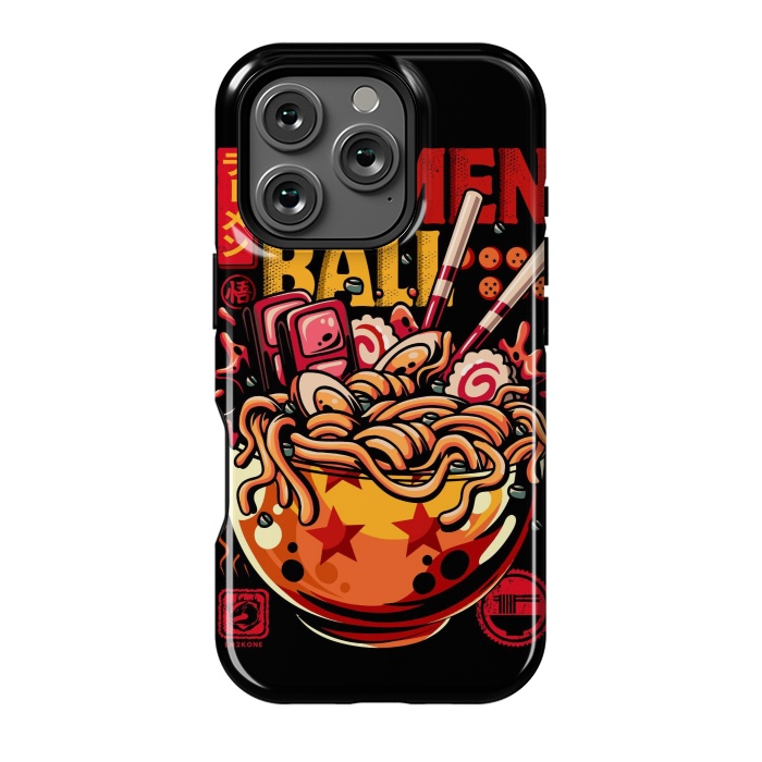 iPhone 16 Pro StrongFit Super Ramen Ball by LM2Kone