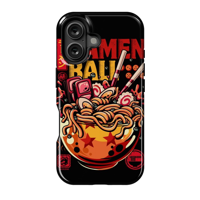 iPhone 16 StrongFit Super Ramen Ball by LM2Kone