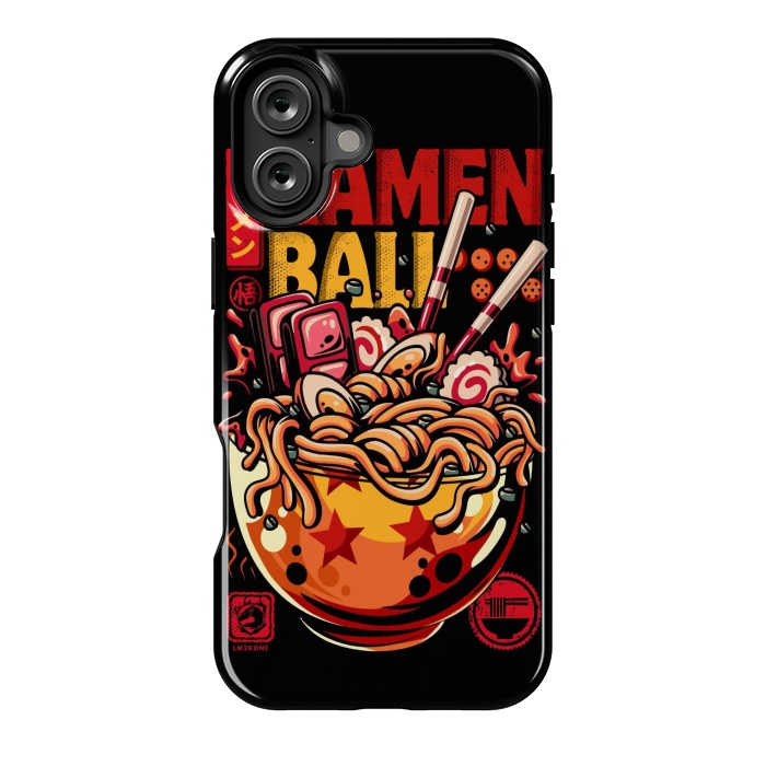 iPhone 16 Plus StrongFit Super Ramen Ball by LM2Kone