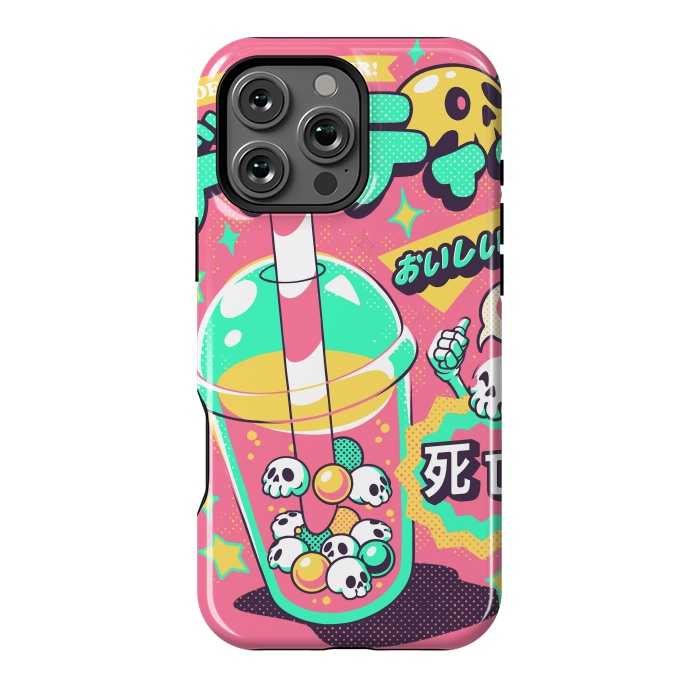 iPhone 16 Pro Max StrongFit Death Tea - Pink Version by Ilustrata