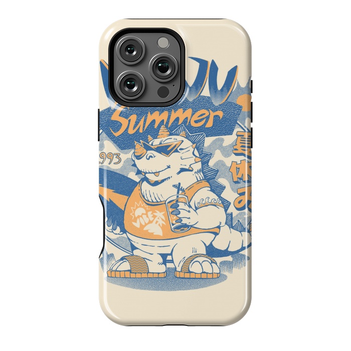 iPhone 16 Pro Max StrongFit Kaiju Summer Vibes  by Ilustrata