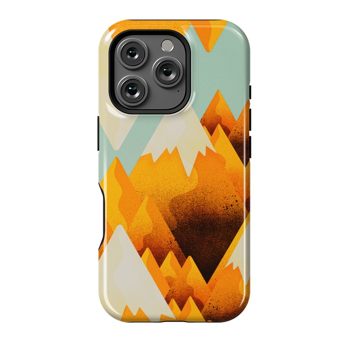 iPhone 16 Pro StrongFit Yellow sand peaks by Steve Wade (Swade)