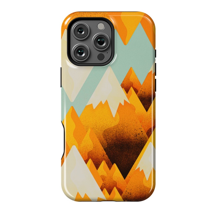 iPhone 16 Pro Max StrongFit Yellow sand peaks by Steve Wade (Swade)