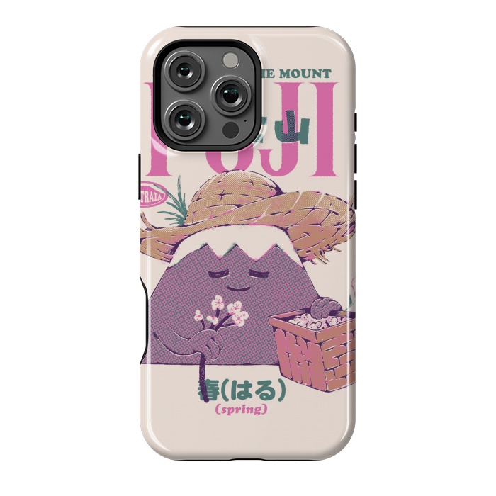 iPhone 16 Pro Max StrongFit Mount Fuji Spring by Ilustrata