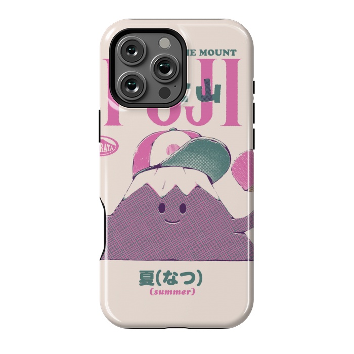 iPhone 16 Pro Max StrongFit Mount Fuji Summer by Ilustrata